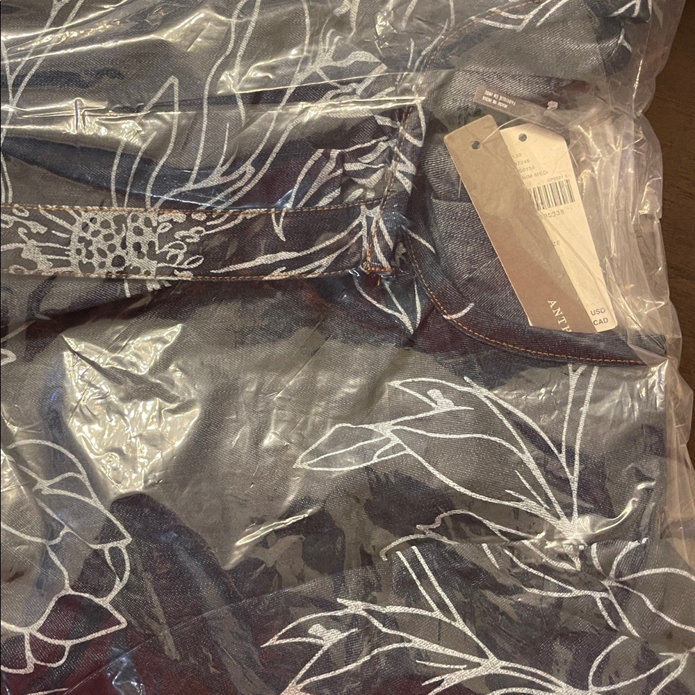 Anthropologie The Somerset Denim Mini Dress large - Picture 6 of 6